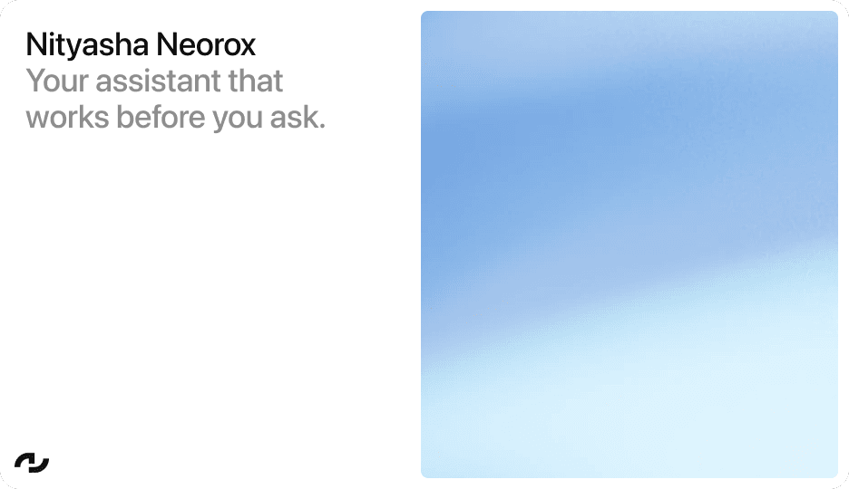 Nityasha Neorox: Autonomous automation, mood detection, and performance upgrades